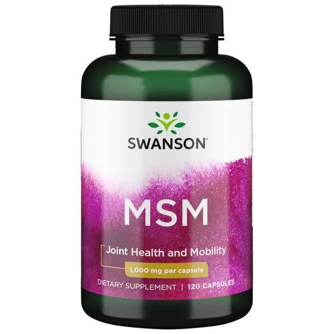 Swanson MSM, 1000 mg - 120 kapselia
