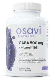 Osavi GABA 500mg + B6-vitamiini - 120 kapselia