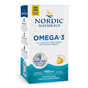 Nordic Naturals Omega-3, 690 mg Sitruuna - 60 kapselia