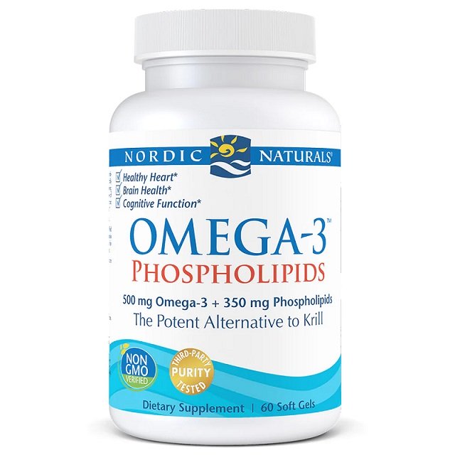 Nordic Naturals Omega-3-fosfolipidit, 500 mg - 60 kapselia