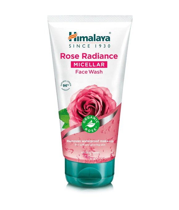 Himalaya Rose Radiance Micellar veido prausiklis, odos priežiūra