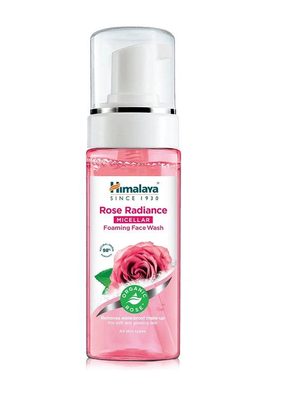 Himalaya Rose Radiance micelinis veido prausiklis 150 ml