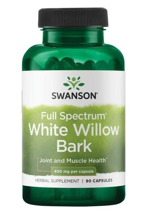 Swanson White Willow Bark kapsulės sanariams