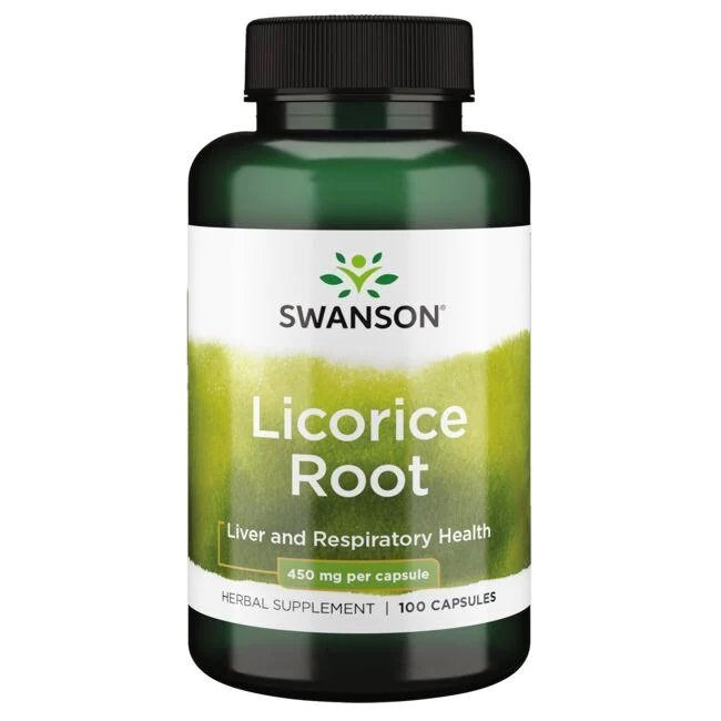Swanson licorice root kapsulės sveikatai