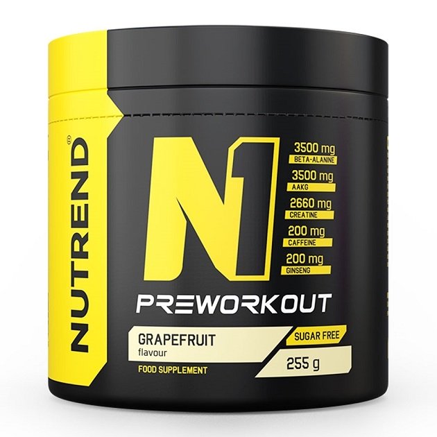Nutrend N1 Pre-Workout grapefruit maisto papildas
