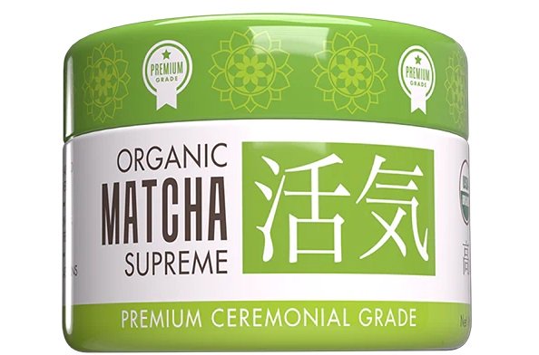 SAN Matcha Supreme - 30 gramų, organiškas matcha milteliai, sveikatai ir gerovei