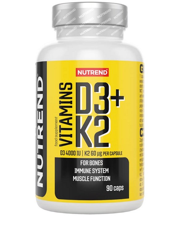 Nutrend vitaminai D3 K2 kapsulės