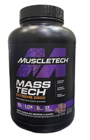 MuscleTech Mass-Tech Extreme 2000, Triple Chocolate Brownie - 2720 g