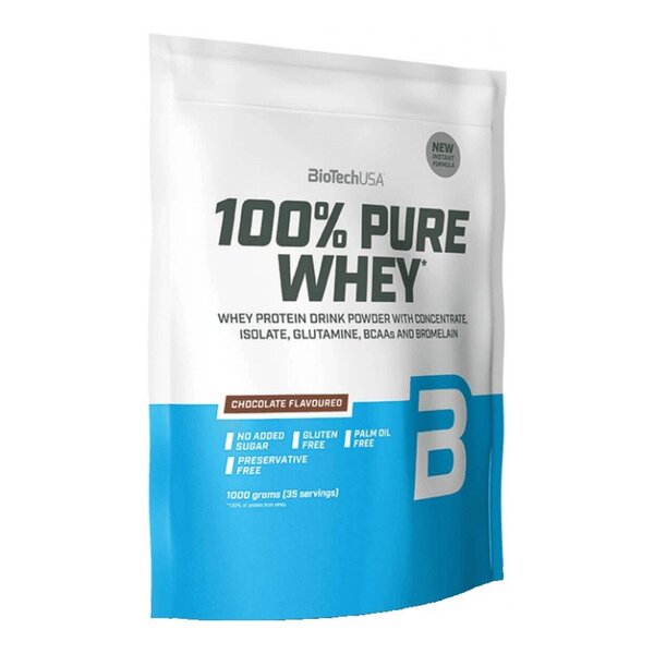 BioTechUSA 100 % puhdasta heraproteiinia, omenapiirakka - 1000 grammaa