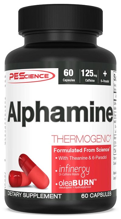 PEScience Alphamine - 60 kapsulių svorio kontrolės papildas