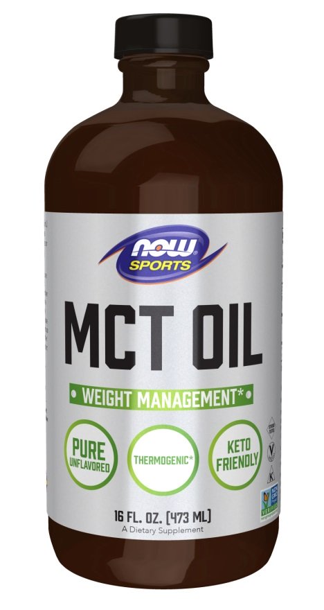 NOW Foods MCT Oil skystas papildas, svorio kontrolė