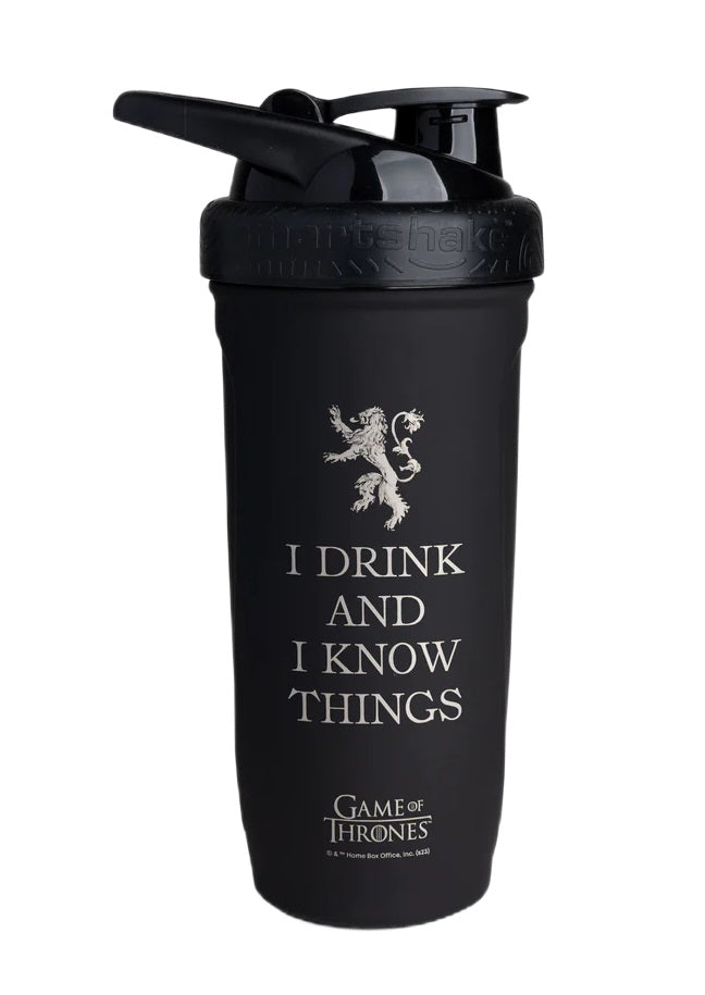 Juosmens gertuvė, juoda, Game of Thrones, I Drink and I Know Things, 900 ml