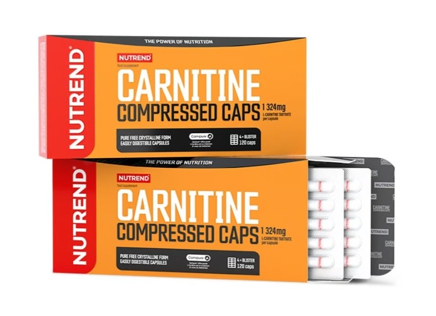 Nutrend Carnitine Compressed Caps - 120 kapsulių