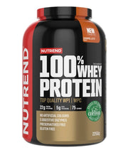 Nutrend 100% Whey Protein, Caramel Latte - 2250 gramų, baltymų papildas
