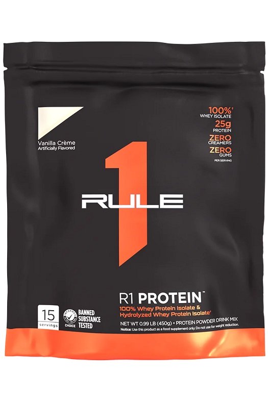 Rule One R1 Proteinas Vanilės kremas, 450 g