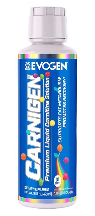 Evogen Carnigen Liquid, Rainbow Candy - 473 ml skystas papildas svorio kontrolei