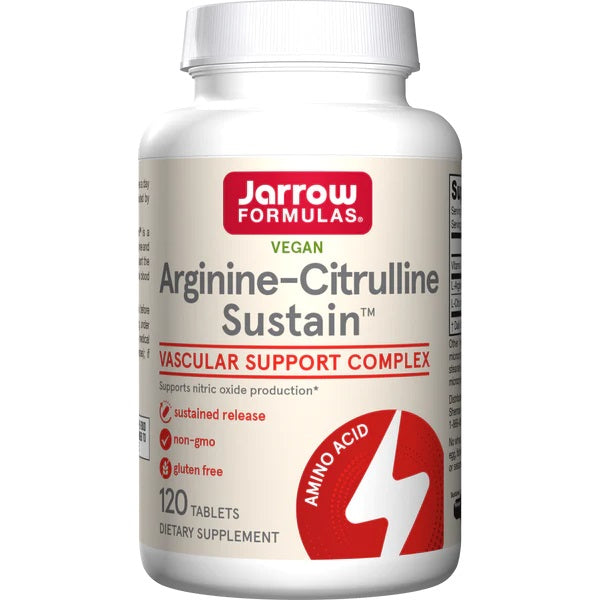 Jarrow Formulas Arginiini-Sitrulliini Sustain - 120 tablettia