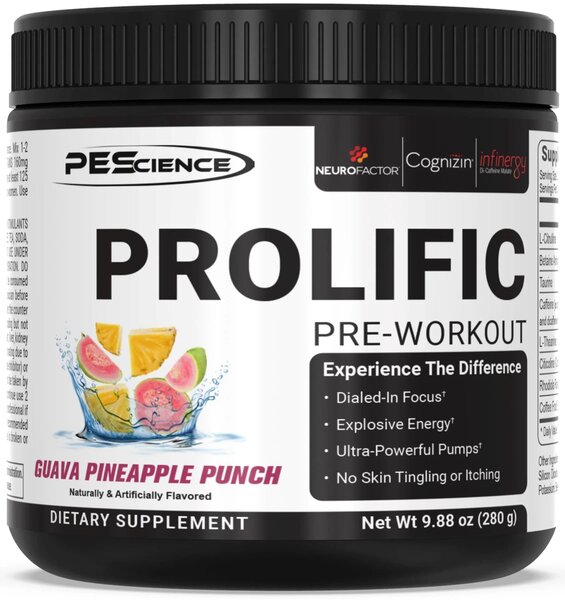 Maisto papildas PEScience Prolific Guava Pineapple Punch 280g
