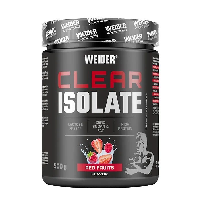 Weider kirkas isolaatti, punaiset hedelmät - 500 grammaa