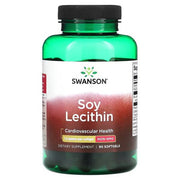 Swanson sojų lecitinas, 1200mg, 90 kapsulių, sveikatos papildas