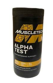 MuscleTech Alpha Test - 120 kapsulių, testosterono palaikymo maisto papildas