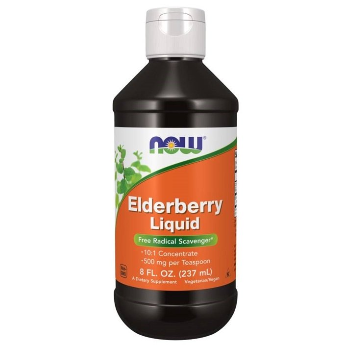 NOW Foods Elderberry Liquid maisto papildas