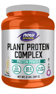 NOW Foods Plant Protein Complex, Creamy Vanilla – baltymų milteliai