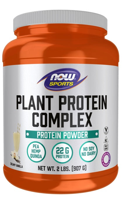 NOW Foods Plant Protein Complex, Creamy Vanilla – baltymų milteliai