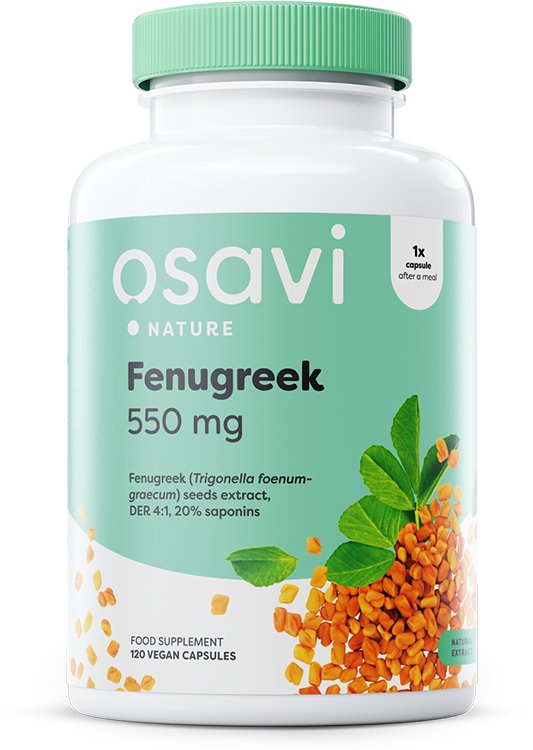 Fenugreek maisto papildo kapsulės