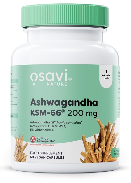 Osavi Ashwagandha KSM-66, 200mg - 60 kapselia