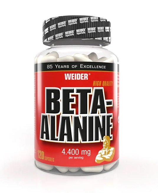 Weider Beta-Alanine, 4400mg - 120 kapselia