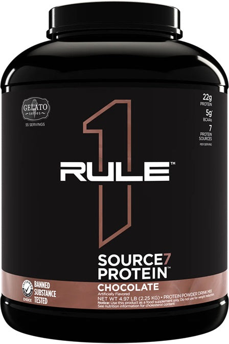 Rule One proteinas, šokoladinis gelato, maisto papildas, 2250 g