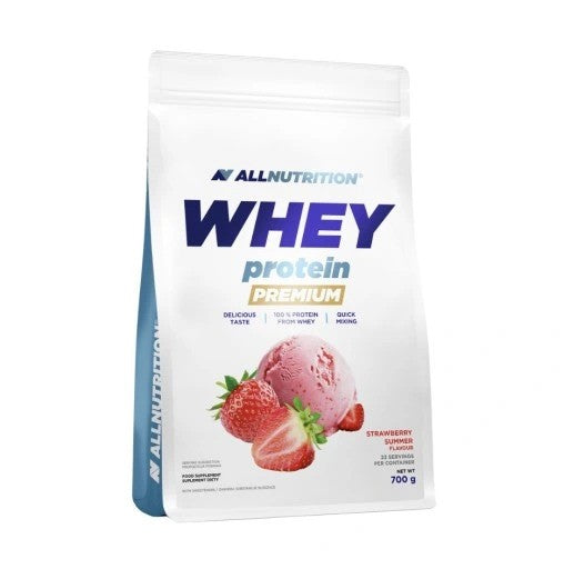 Allnutrition Whey Protein Premium, Braškių vasara, 700 g