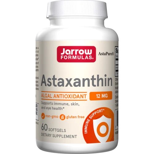 Jarrow Formulas Astaxanthin, 12mg - 60 kapsulių
