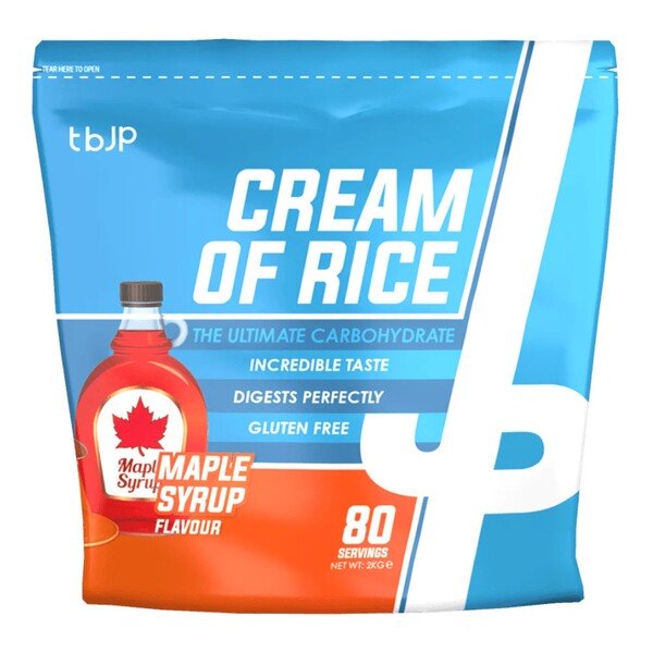 Trained by JP Cream of Rice, Maple Syrup - 2000 g maisto papildas