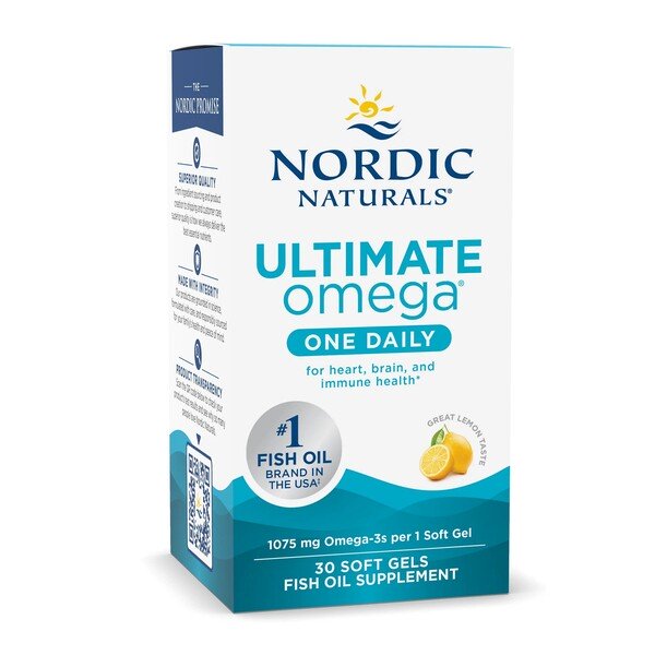 Nordic Naturals Ultimate Omega One Daily, 1075 mg Sitruuna - 30 kapselia