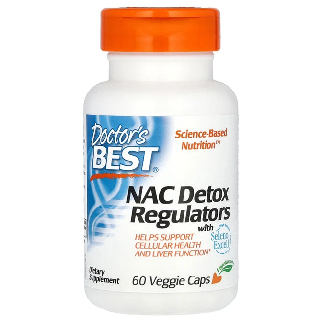 Doctor's Best NAC-detox-säätelijät - 60 kapselia