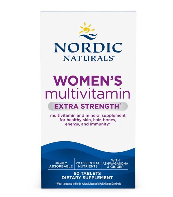 Nordic Naturals Naisten monivitamiini Extra Vahva - 60 tablettia