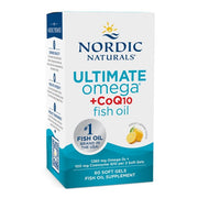 Nordic Naturals Ultimate Omega + CoQ10, 1280 mg sitruuna (EAN 768990891151) - 60 kapselia