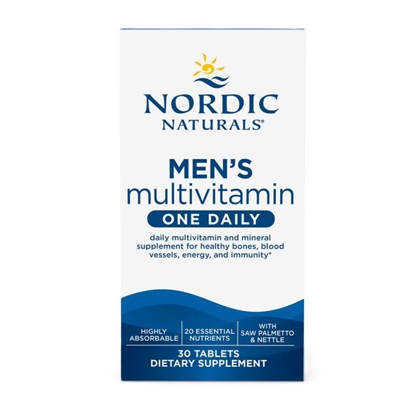 Nordic Naturals miesten monivitamiini yksi päivittäin - 30 tablettia