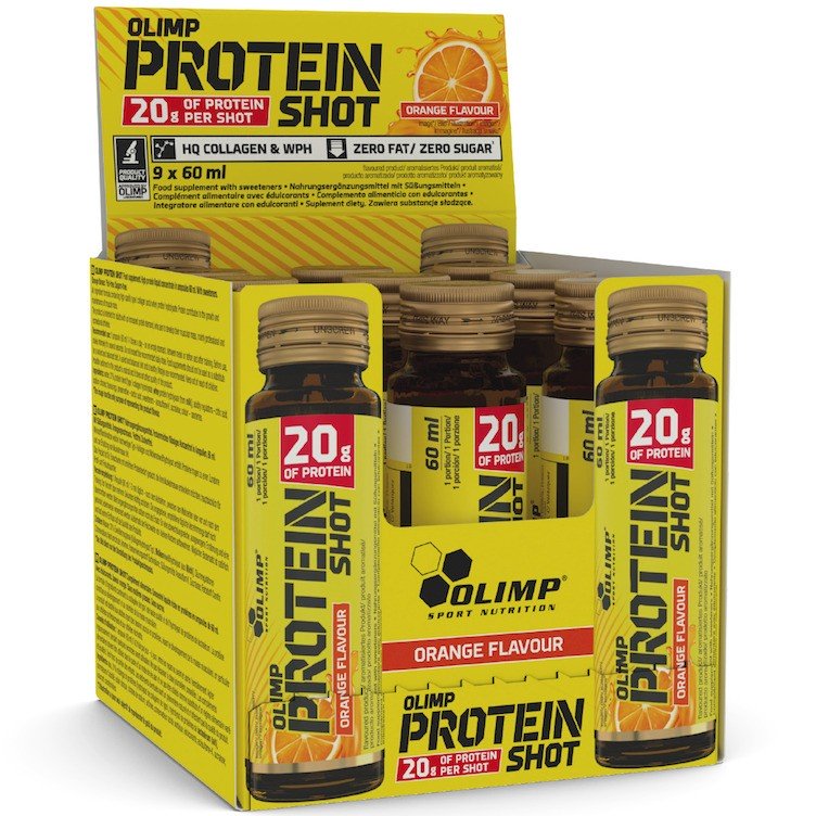 Olimp Protein Shot apelsinų skonis