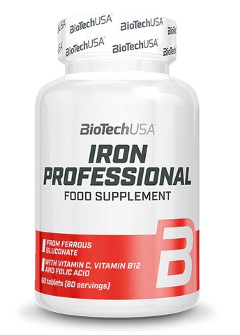 BioTechUSA Iron Professional - 60 tablettia