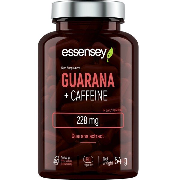 Essensey Guarana + Kofeiini - 90 kapselia