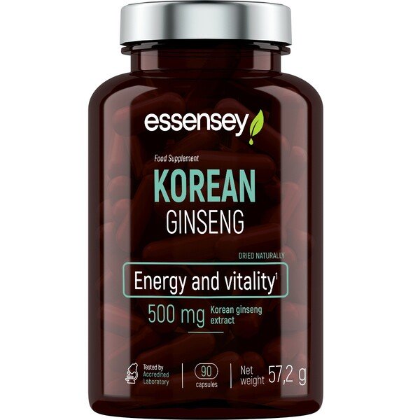 Essensey korealainen ginseng, 500 mg - 90 kapselia