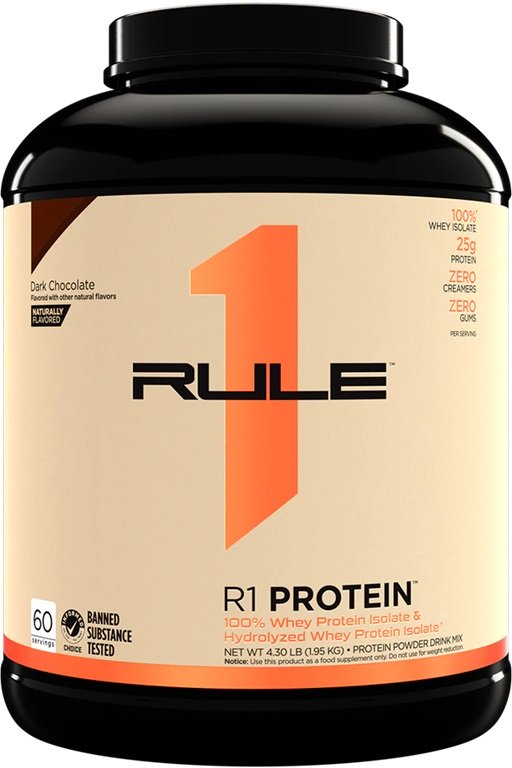 Rule One R1 baltymų milteliai, tamsus šokoladas, 1950 g