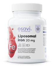 Osavi Liposomal Rauta, 20 mg - 60 kapselia
