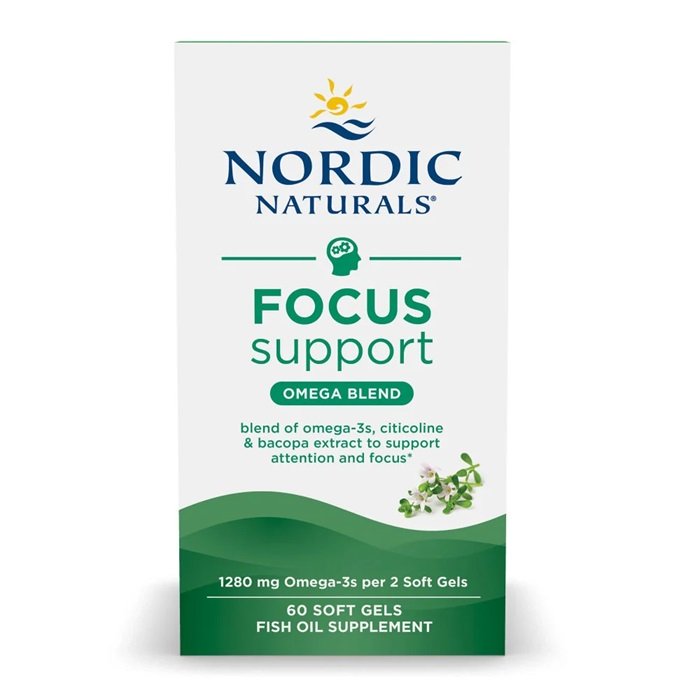 Nordic Naturals keskittymistuki - 60 kapselia