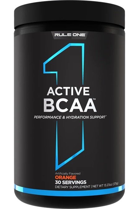 Rule One Active BCAA, Orange - 375 g sporto papildas