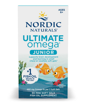 Nordic Naturals Ultimate Omega -kalaöljy Junior, 680 mg mansikka - 90 kapselia
