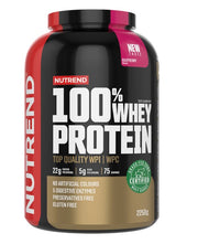 Nutrend 100% Whey Protein, Raspberry - 2250 g maisto papildas